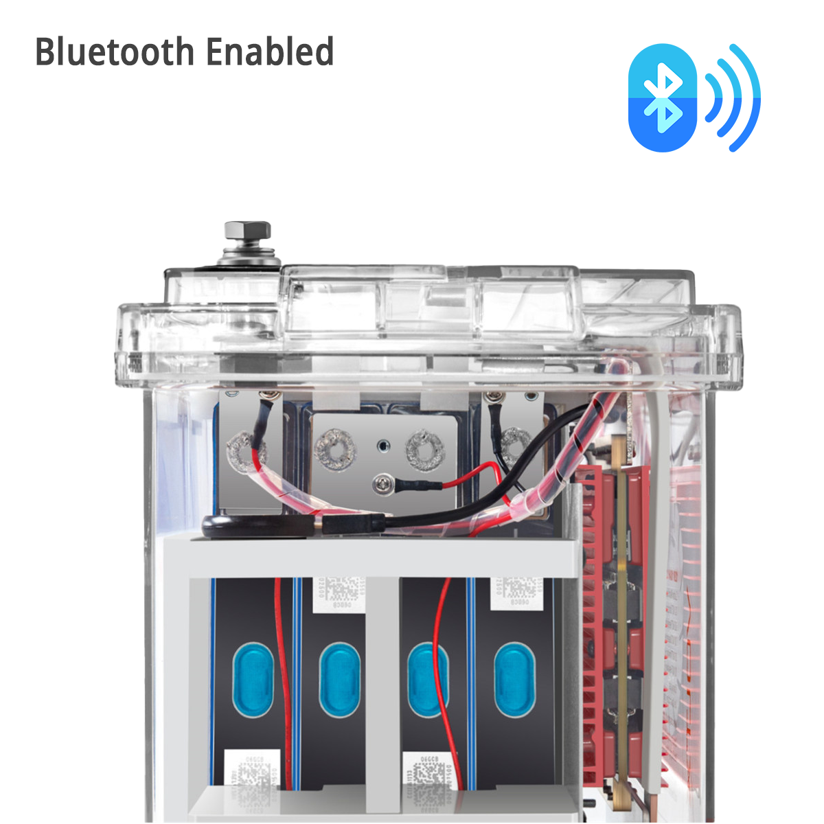 VoltX 12V 100Ah Bluetooth Daly LiFePO4 Battery