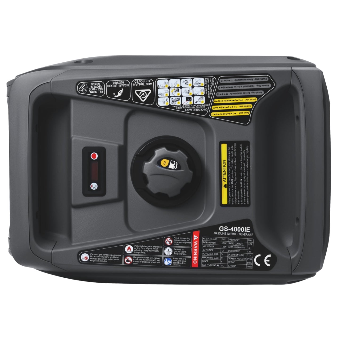 VoltX VX3850 Pro 2-Wire Inverter Generator
