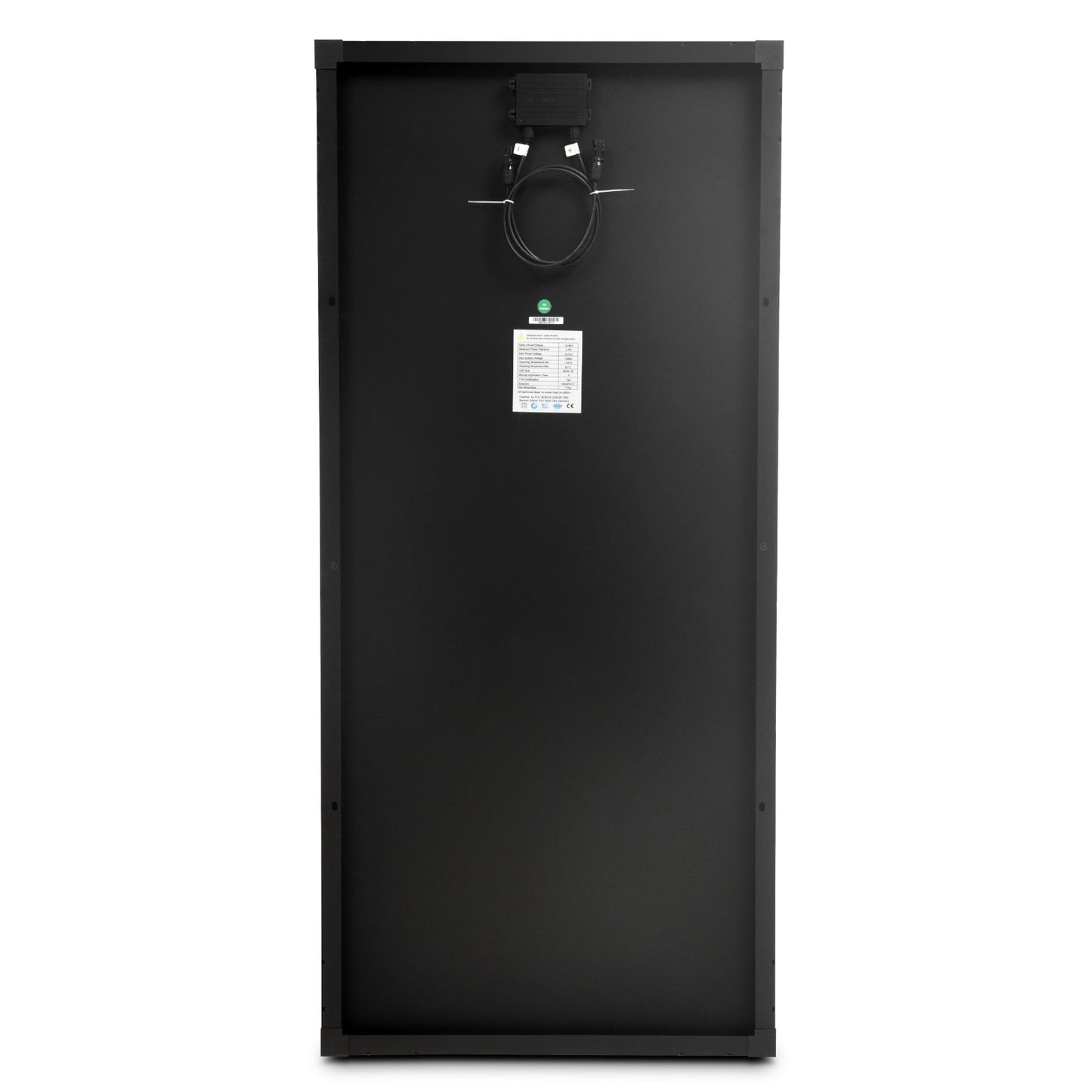 VoltX 12V 200W Fixed Solar Panel Black Frame