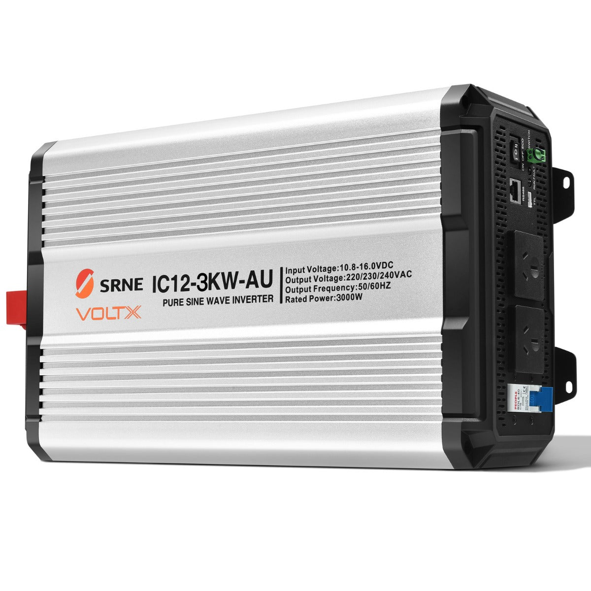VoltX 12V 3KW Pure Sine Wave Inverter + FREE VoltX Inverter LCD Display