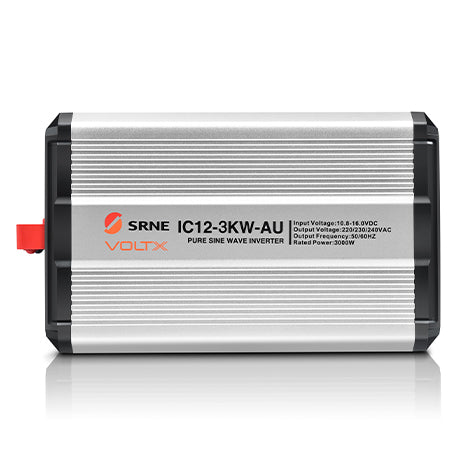 VoltX 12V 3KW Pure Sine Wave Inverter + FREE VoltX Inverter LCD Display